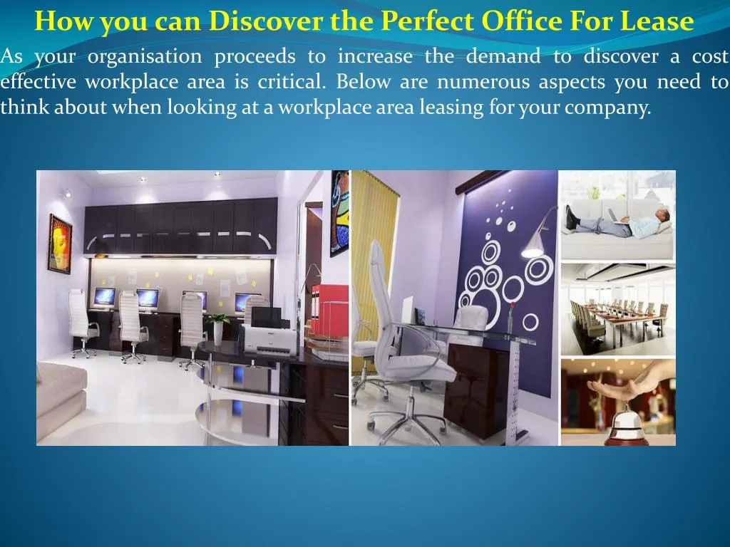how you can discover the perfect office for lease