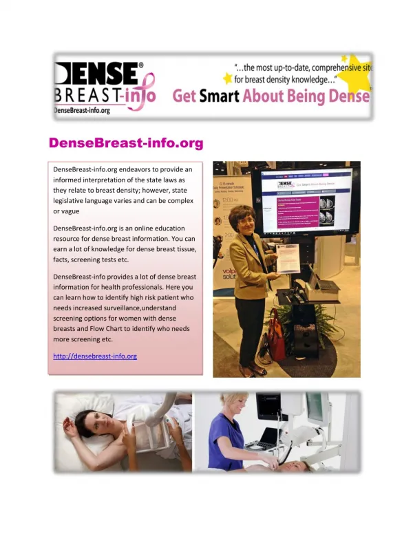 Dense Breast Tissue| DenseBreast-info.org