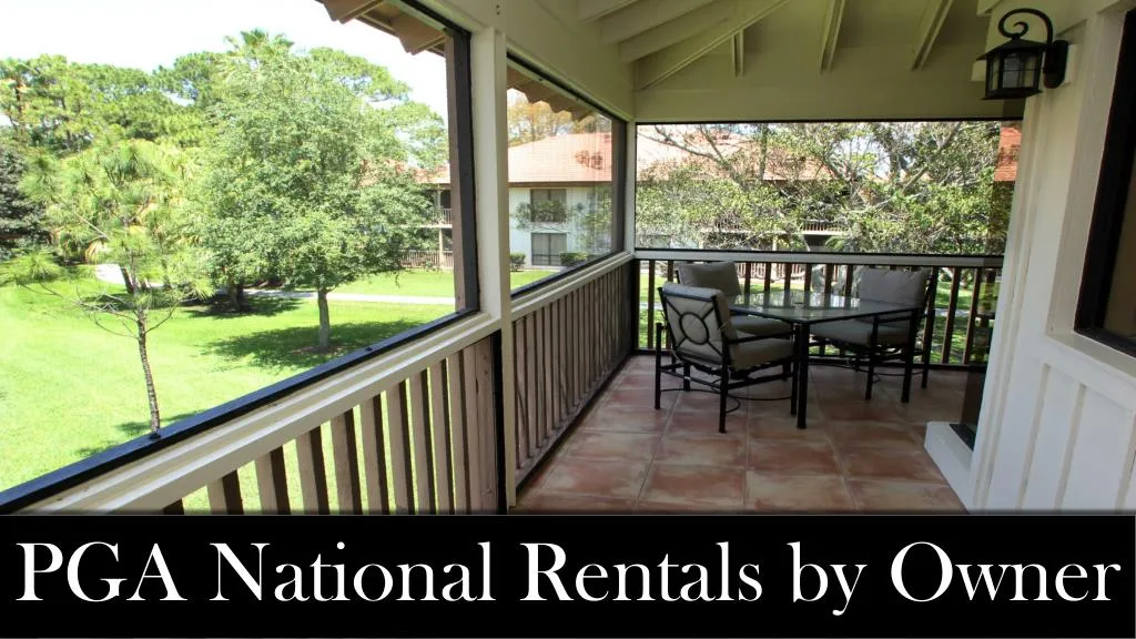 pga national rentals by owner