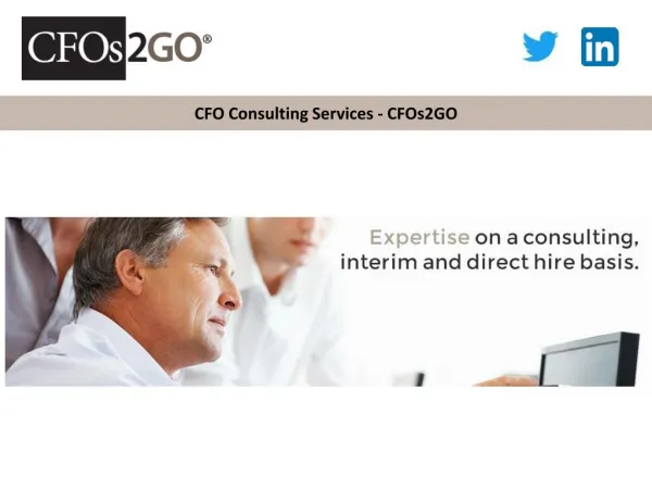 CFO Consulting Services - CFOs2GO