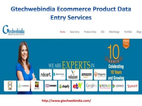 Gtechwebindia Ecommerce Product Data Entry Services