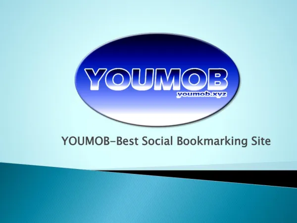 YOUMOB-Without Registration Best Social Bookmarking Site