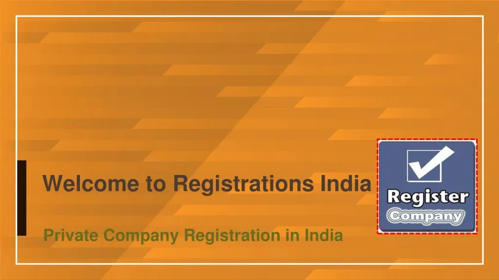 welcome to registrations india