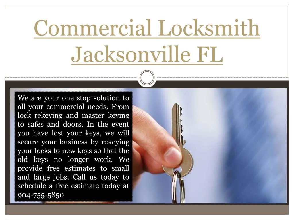 commercial locksmith jacksonville fl