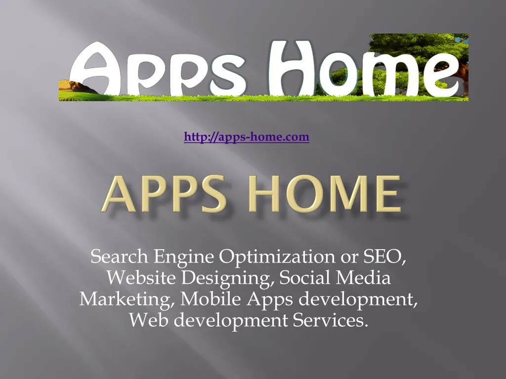 apps home