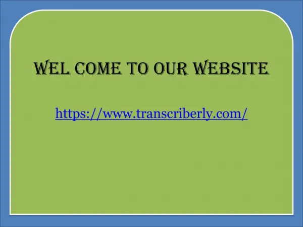 Professional business transcription services