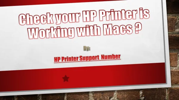 Check your HP Printer is Working with Macs