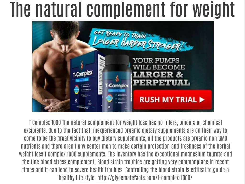 the natural complement for weight the natural
