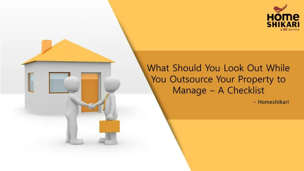what should you look out while you outsource your