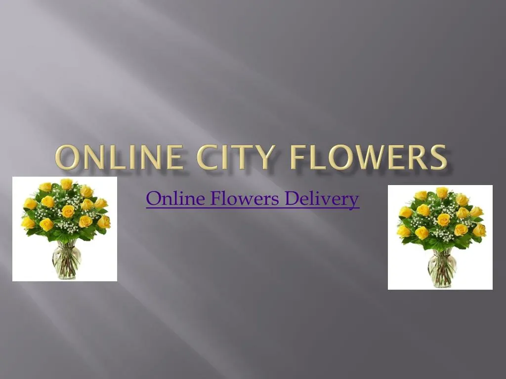 online city flowers
