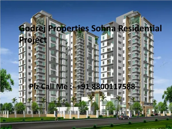 Godrej Sohna Residential Project - Gurgaon