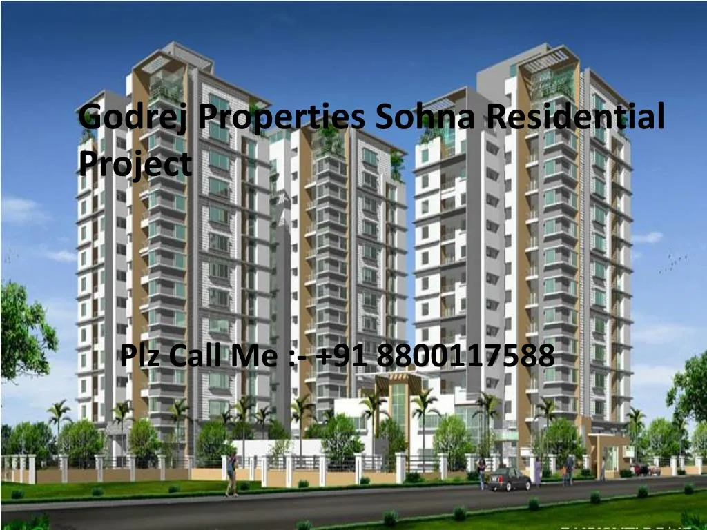godrej properties sohna residential project