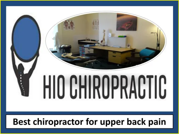 Chiropractor for upper back pain
