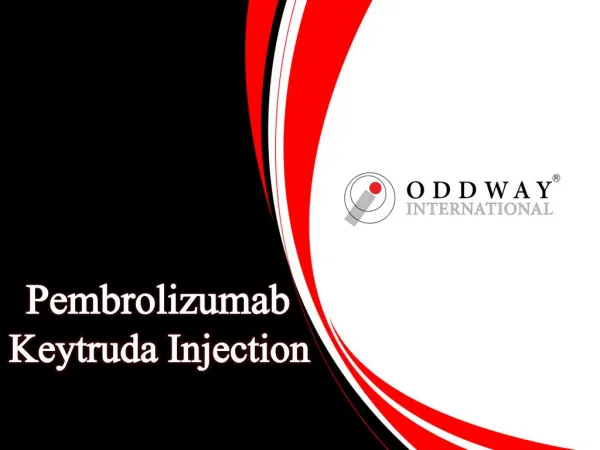 Keytruda Pembrolizumab Injection | Anti Cancer Pharmaceutical Exporter In India