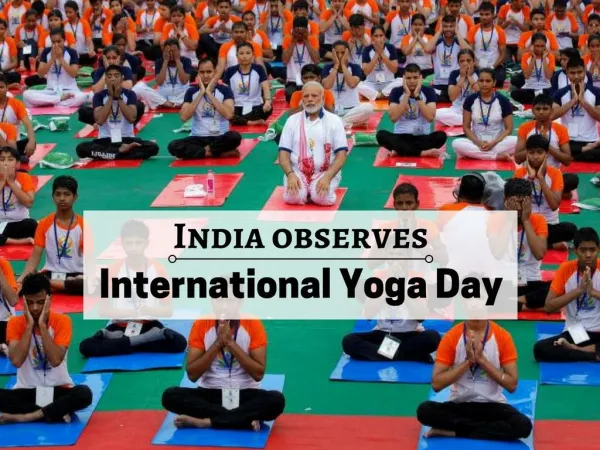 India observes International Yoga Day