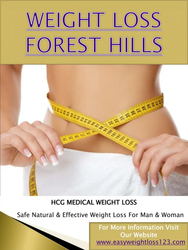 Weight loss program Forest Hills