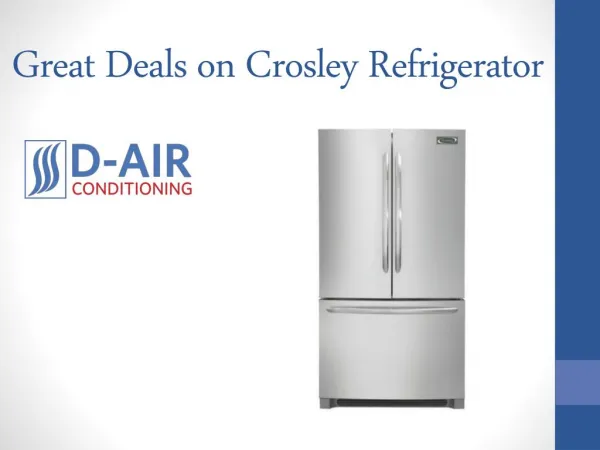 Great Deals on Crosley Refrigerator