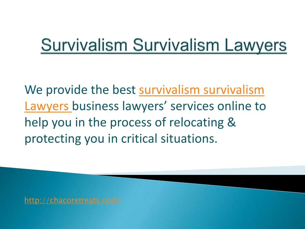 survivalism survivalism lawyers