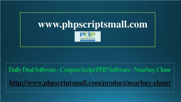 Coupon Script PHP Software - Nearbuy Clone - Daily Deal Software