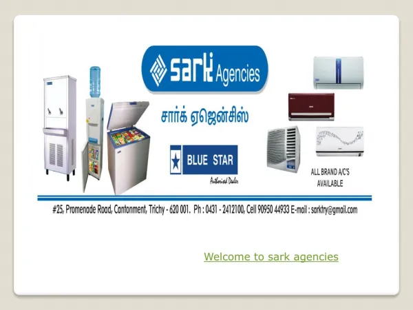 Air Conditioner Showroom in Trichy - Sark Agencies