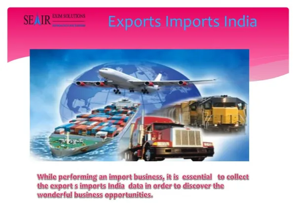 How Can Get Exports Imports India Data For Business?