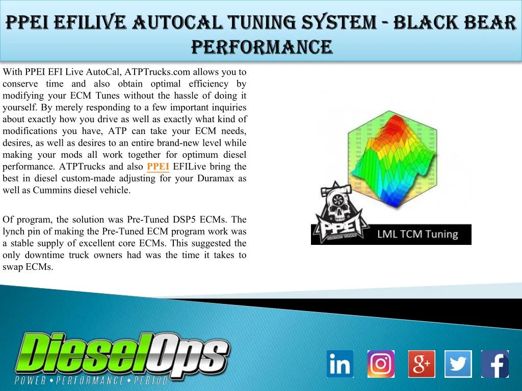 ppei efilive autocal tuning system black bear performance