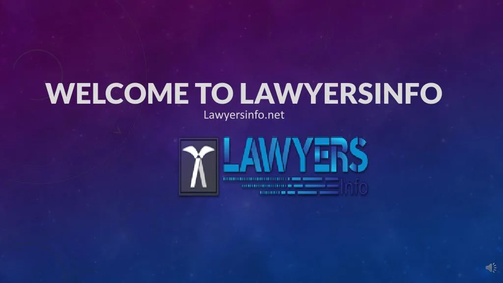 welcome to lawyersinfo