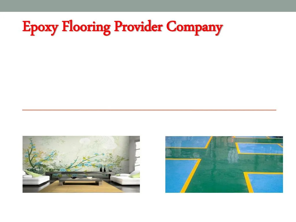 epoxy flooring provider company