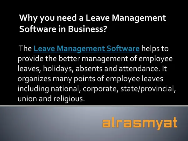 Leave Management Software in Saudi Arabia