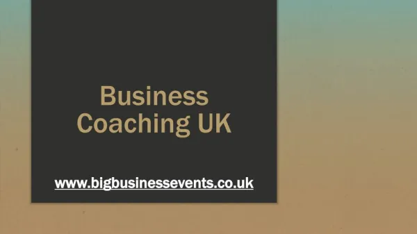 Business Coaching UK