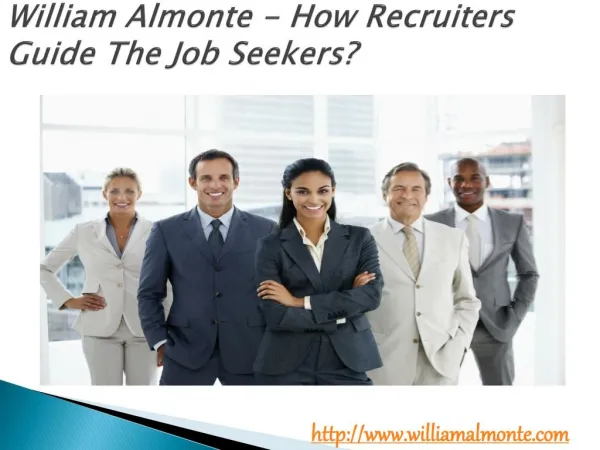 William Almonte - How Recruiters Guide The Job Seekers?