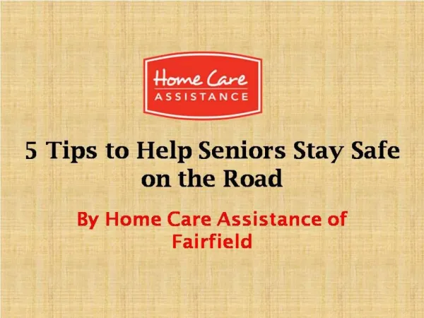 5 tips to help seniors stay safe on the road