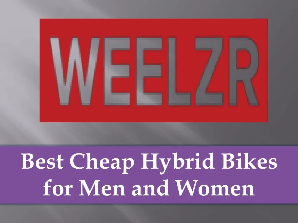 best cheap hybrid bikes for men and women