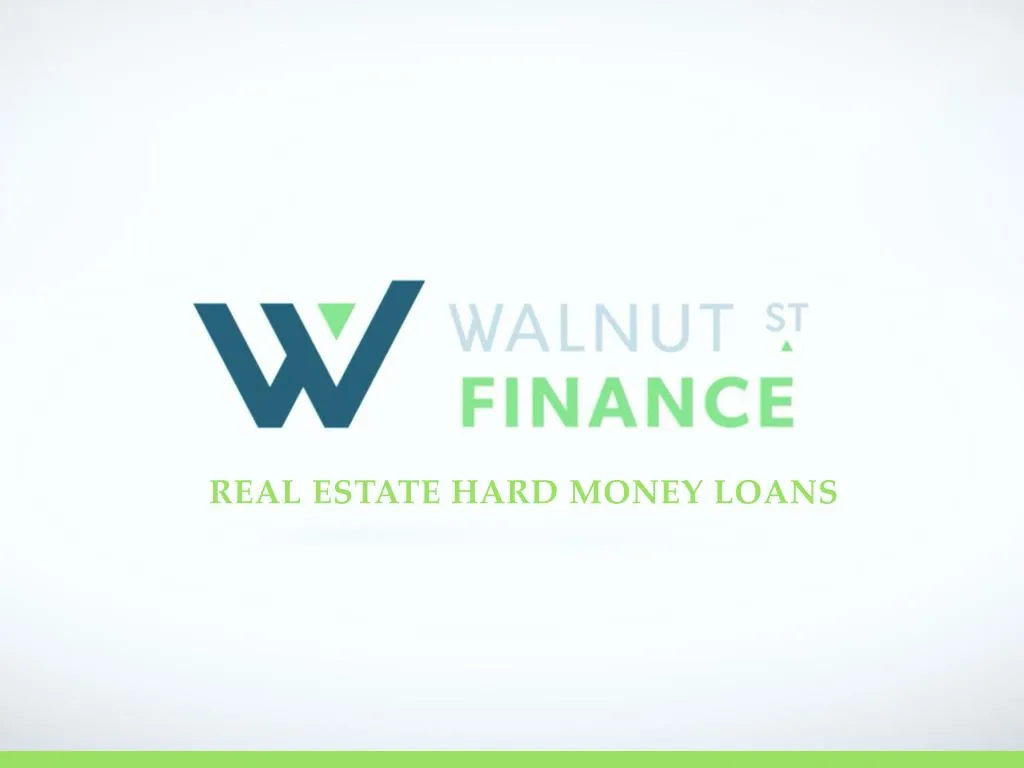 real estate hard money loans