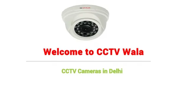 CCTV cameras in Delhi