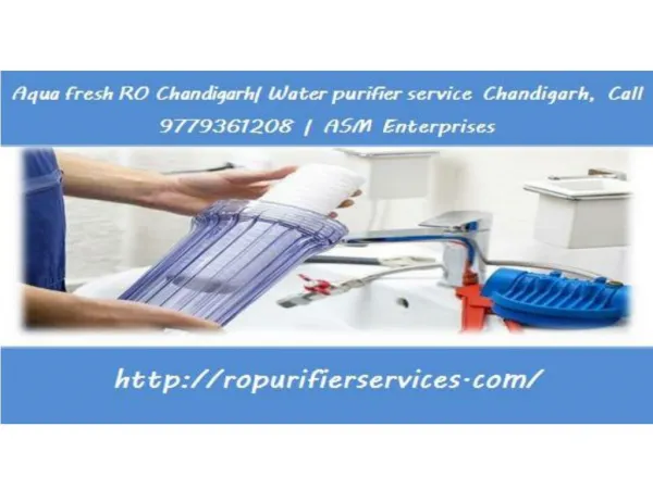 Aqua fresh RO Chandigarh| Water purifier service Chandigarh, Call 9779361208 | ASM Enterprises