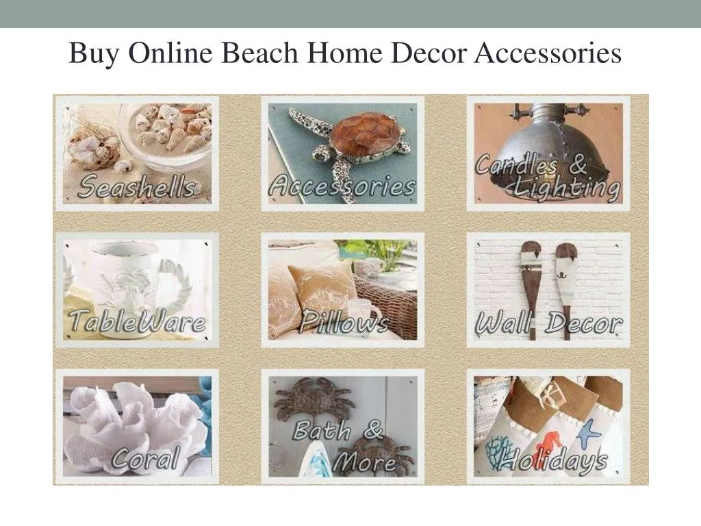 buy online beach home decor accessories