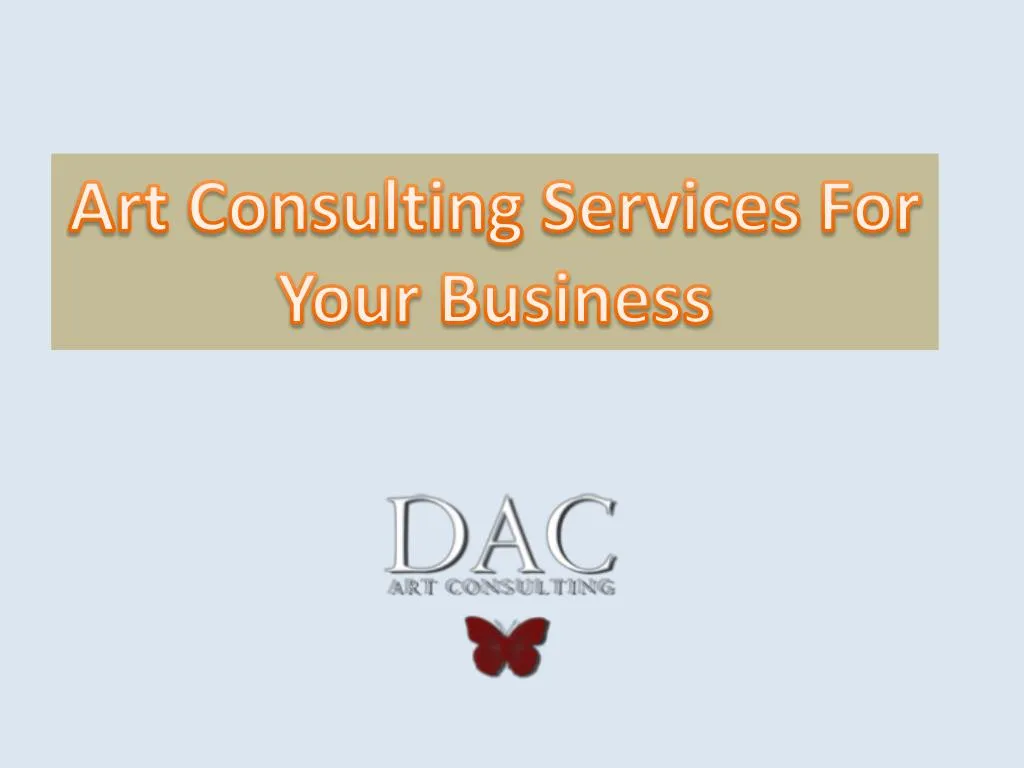 art consulting services for your business