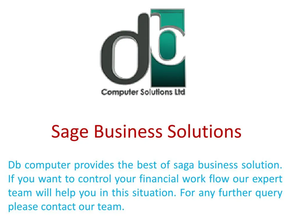 sage business solutions