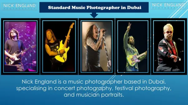 Photography Experience of Music Photographer