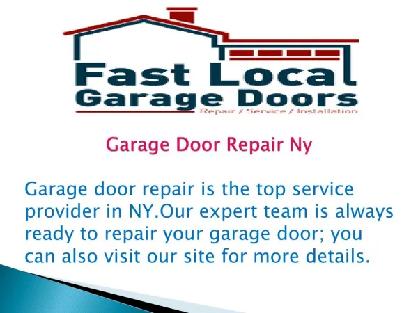 Garage Door Repair Ny