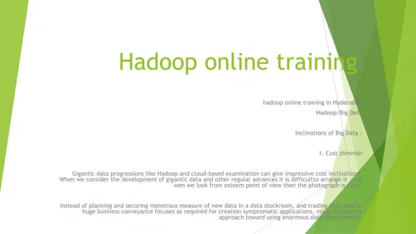 hadoop online course hyderabad