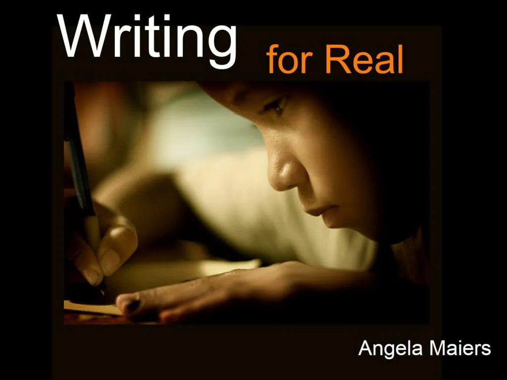 writing for real