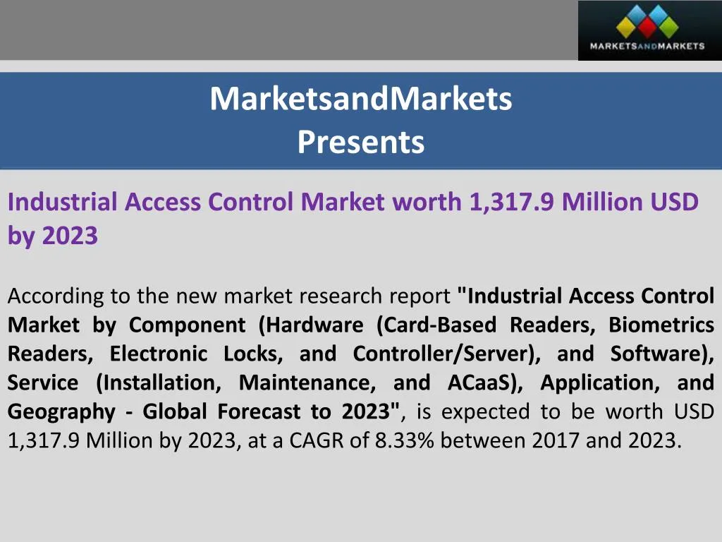 marketsandmarkets presents