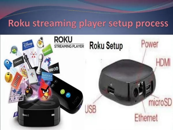 How to setup roku streaming player