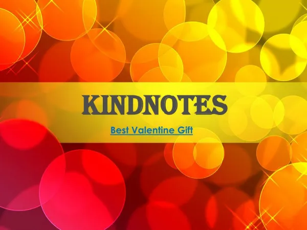 Valentine Gifts Online - Kindnotes.com