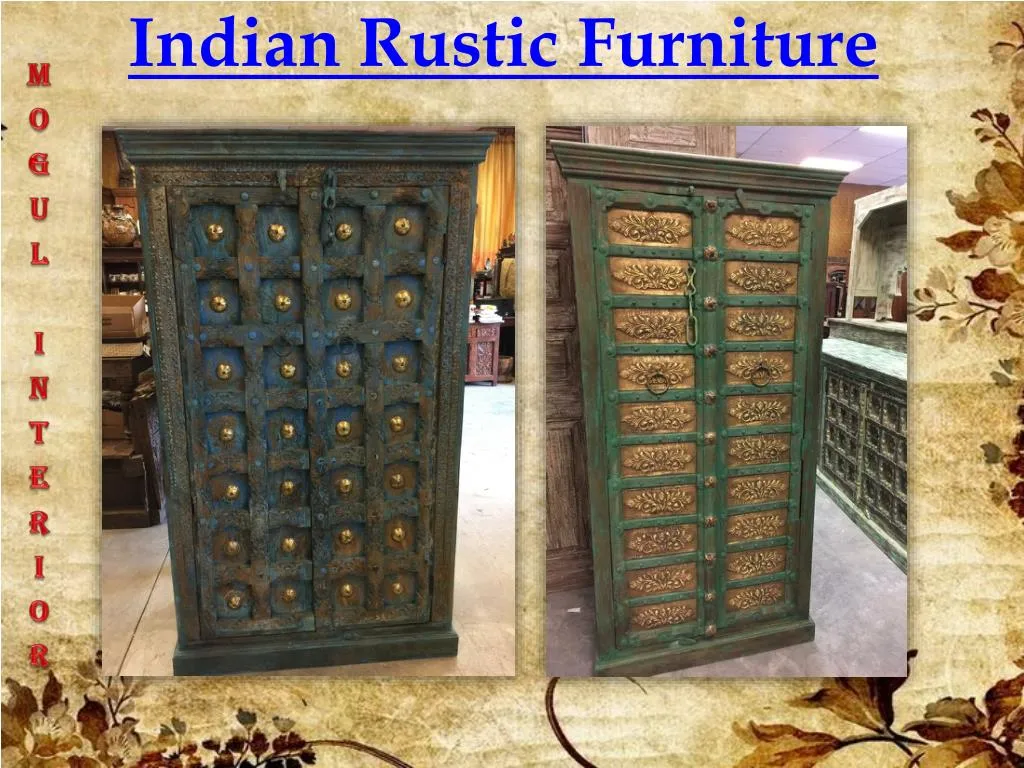 indian rustic furniture