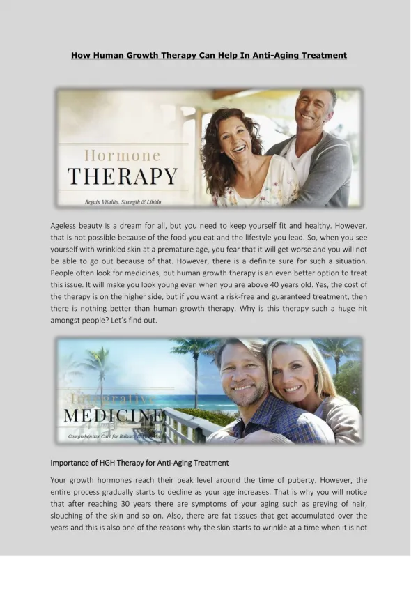 Hormonal Replacement Therapy in Palm Beach Gardens, FL