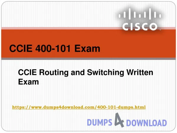 400-101 Dumps4download | Pass Cisco 400-101 Exam With Cisco