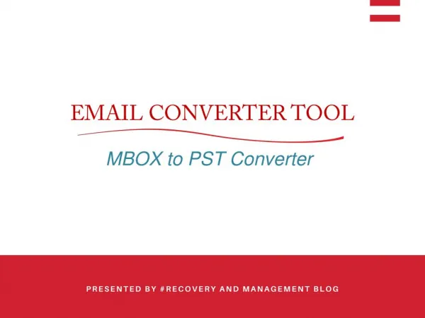 MBOX to PST Converter: Email Migration